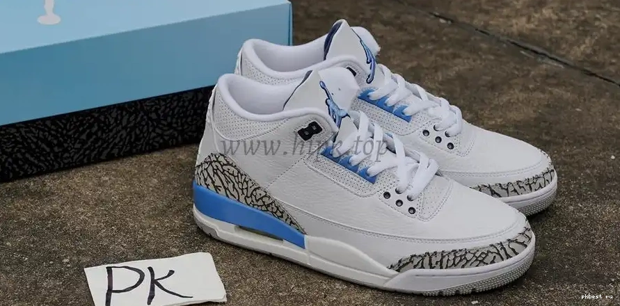 to Ready UNC Materials Ship Retail Retro Jordan 3 PK GOD 0521